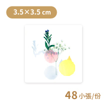 正方形貼紙 - 3.5公分 (48pcs)